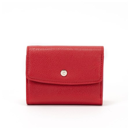 Audrey Small Wallet - Cherry Red