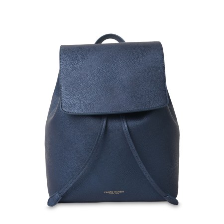 Keira Backpack - Metallic Blue - Dark Denim