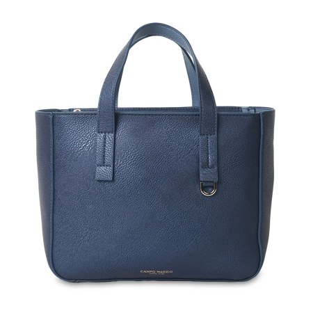 Karina Handbag - Metallic Blue - Dark Denim