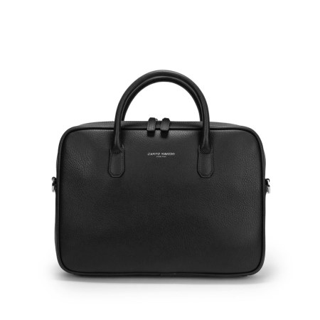 Boston Briefcase 13" - Black-Lapis Blue