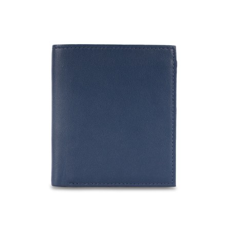 Antoni Wallet - Navy Blue-Brown