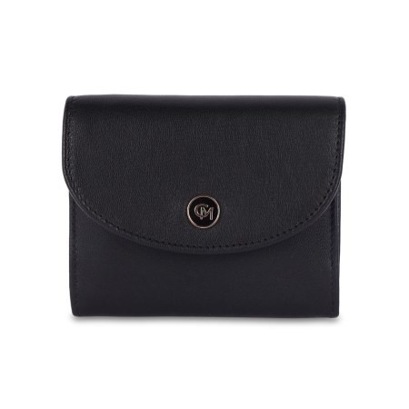 Cady Wallet - Black-Blue Jeans