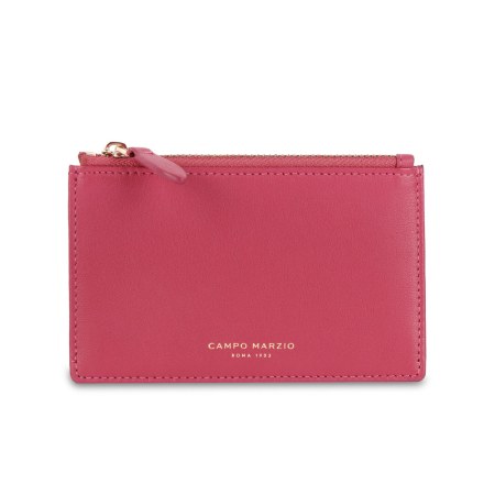 Lia Card Holder - Antique Pink-Black