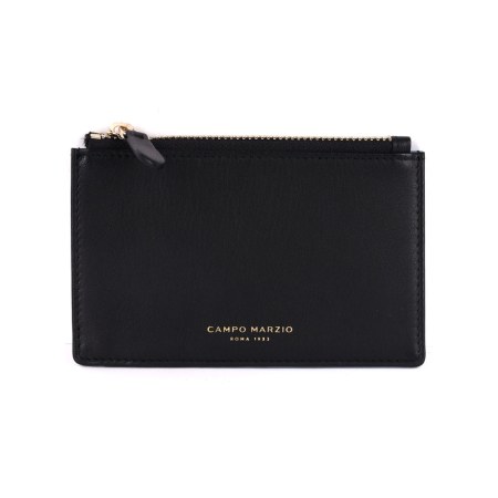 Lia Card Holder - Black-Blue Jeans