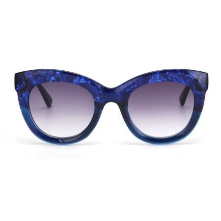 Marie Printed Sunglasses - Ocean Blue