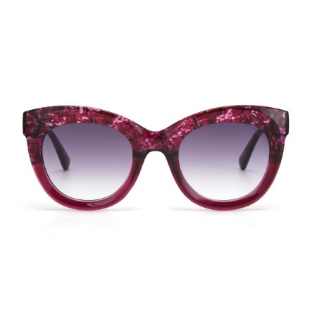 Marie Printed Sunglasses - Plum