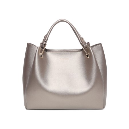 Handbag With Inner Bag - Graphite Grey