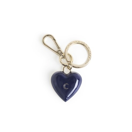 Keyring Heart - Navy Blue