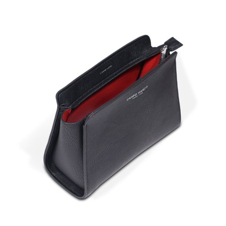 Trousse Bessie - Black - Cherry Red