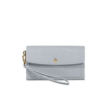 Wallet With Wristlet - Baby Blue