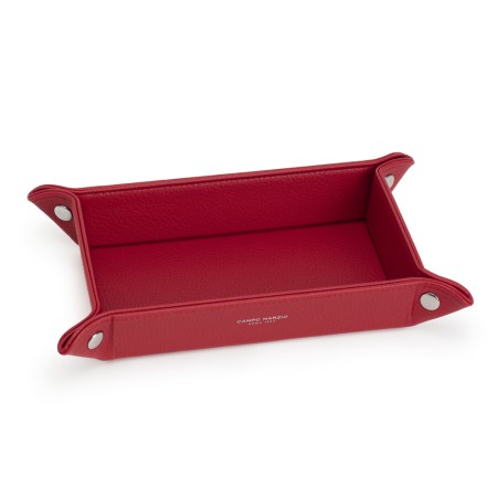 Heraclitus Tray With Buttons - Cherry Red