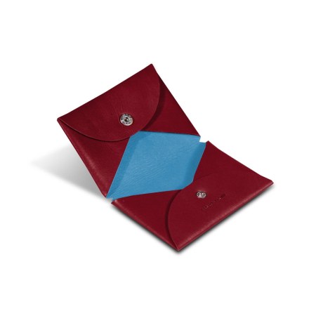 Vincent Business Card Holder - Currant Red