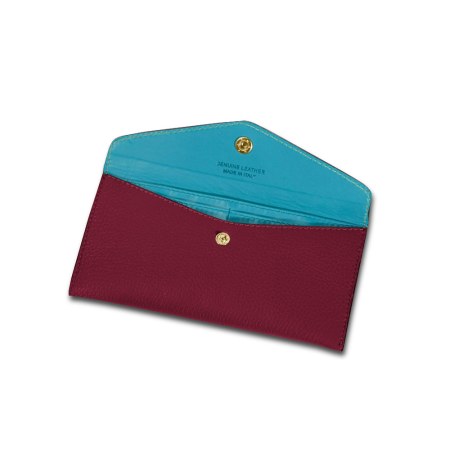 Emily Wallet - Currant Red